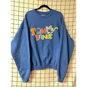 Large Tommyinnit ‘21 Blue Crewneck Sweater Officia